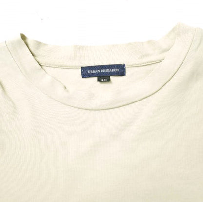 アーバン リサーチ オーバーサイズ クルーネック Tシャツ ベージュ