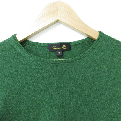 Drawer クルーネック カシミア ニットトップス