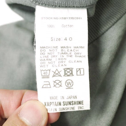 キャプテンサンシャインWest CoastコットンロングスリーブTシャツ