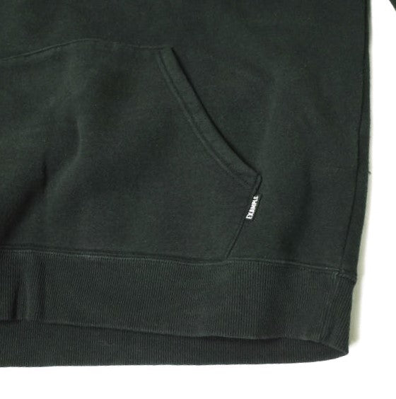 エグザンプル ロゴ フーディ XXL ブラック スウェットシャツ