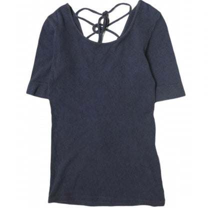 R JUBILEE バック レースアップ Tシャツ ネイビー M