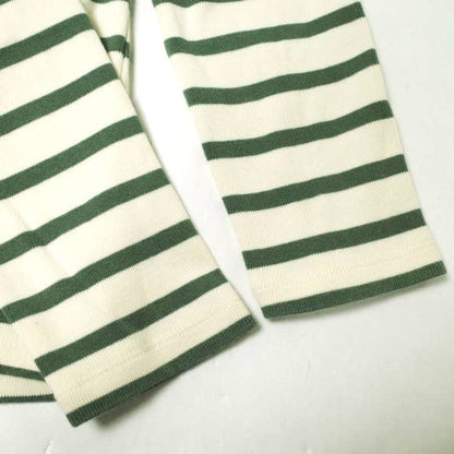 BEAUTY&YOUTH UNITED ARROWS コットン ボーダー 8分袖 トップ