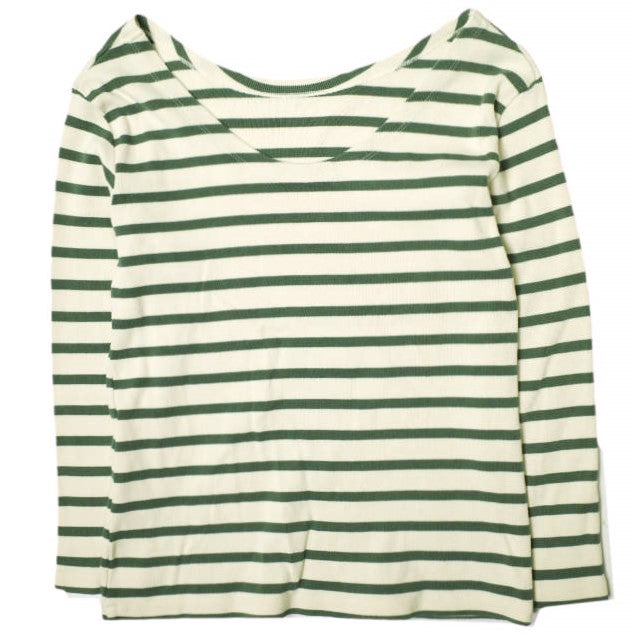 BEAUTY&YOUTH UNITED ARROWS コットン ボーダー 8分袖 トップ