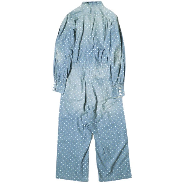 RRL ポルカ ドット ジャンプスーツ インディゴ