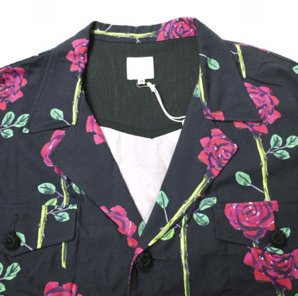 SASQUATCHfabrix. ROSE SAFARI 半袖 レーヨン シャツ