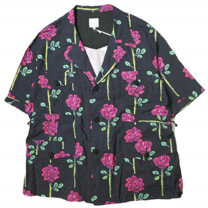 SASQUATCHfabrix. ROSE SAFARI 半袖 レーヨン シャツ