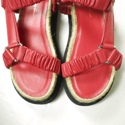 3.1 Phillip Lim ラムレザー プラットフォームサンダル