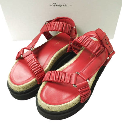 3.1 Phillip Lim ラムレザー プラットフォームサンダル