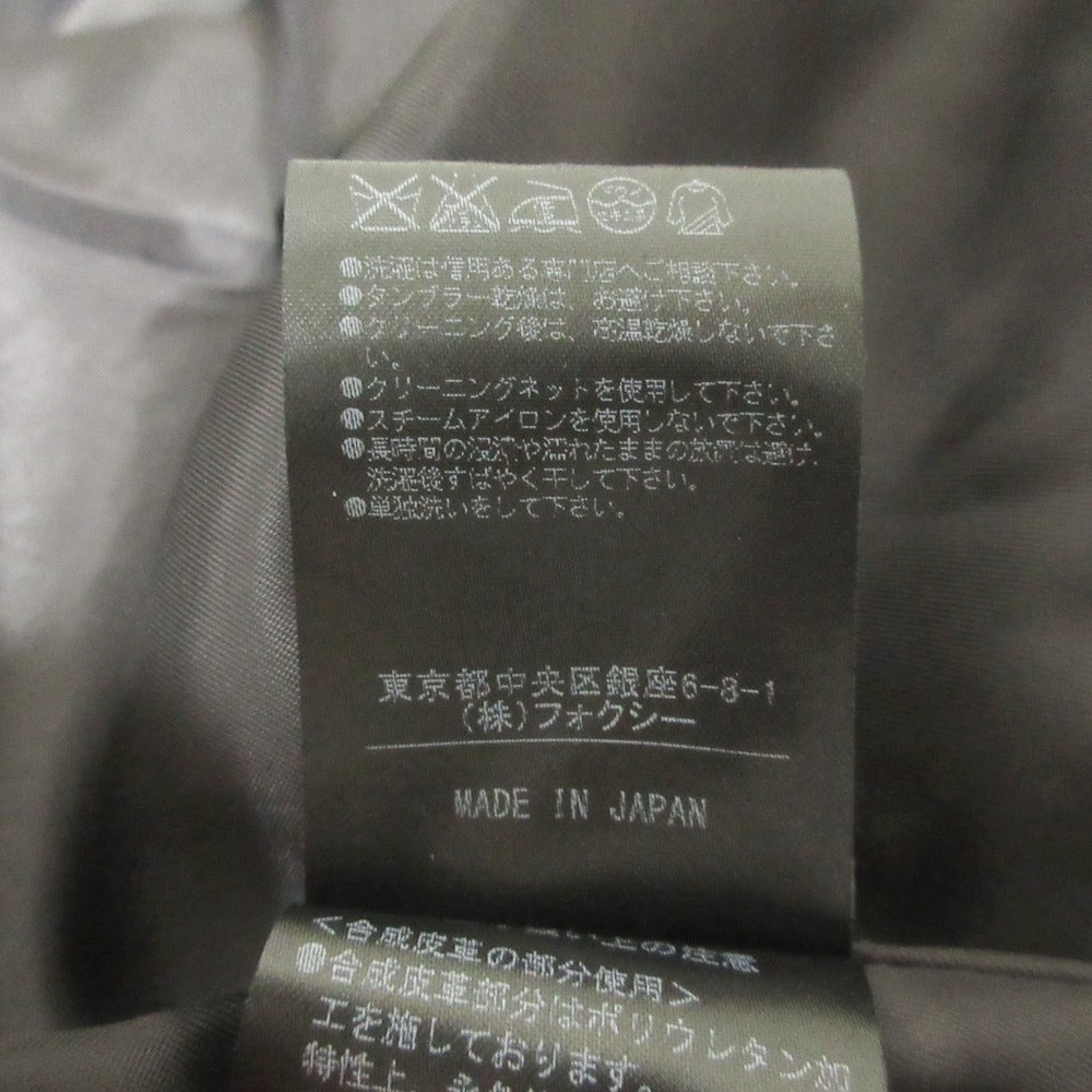 FOXEY NEW YORK ボンデッド モヘア ダッフル コート