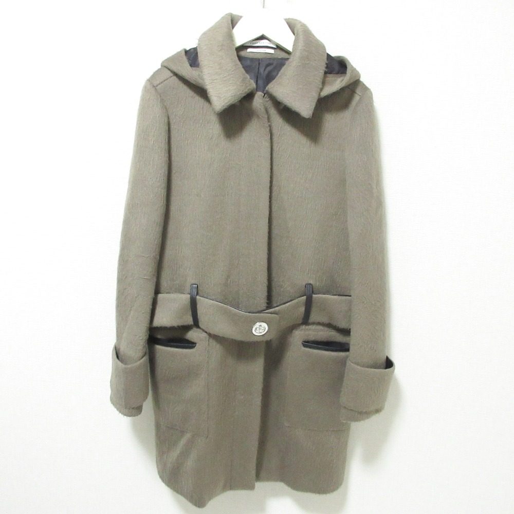 FOXEY NEW YORK ボンデッド モヘア ダッフル コート