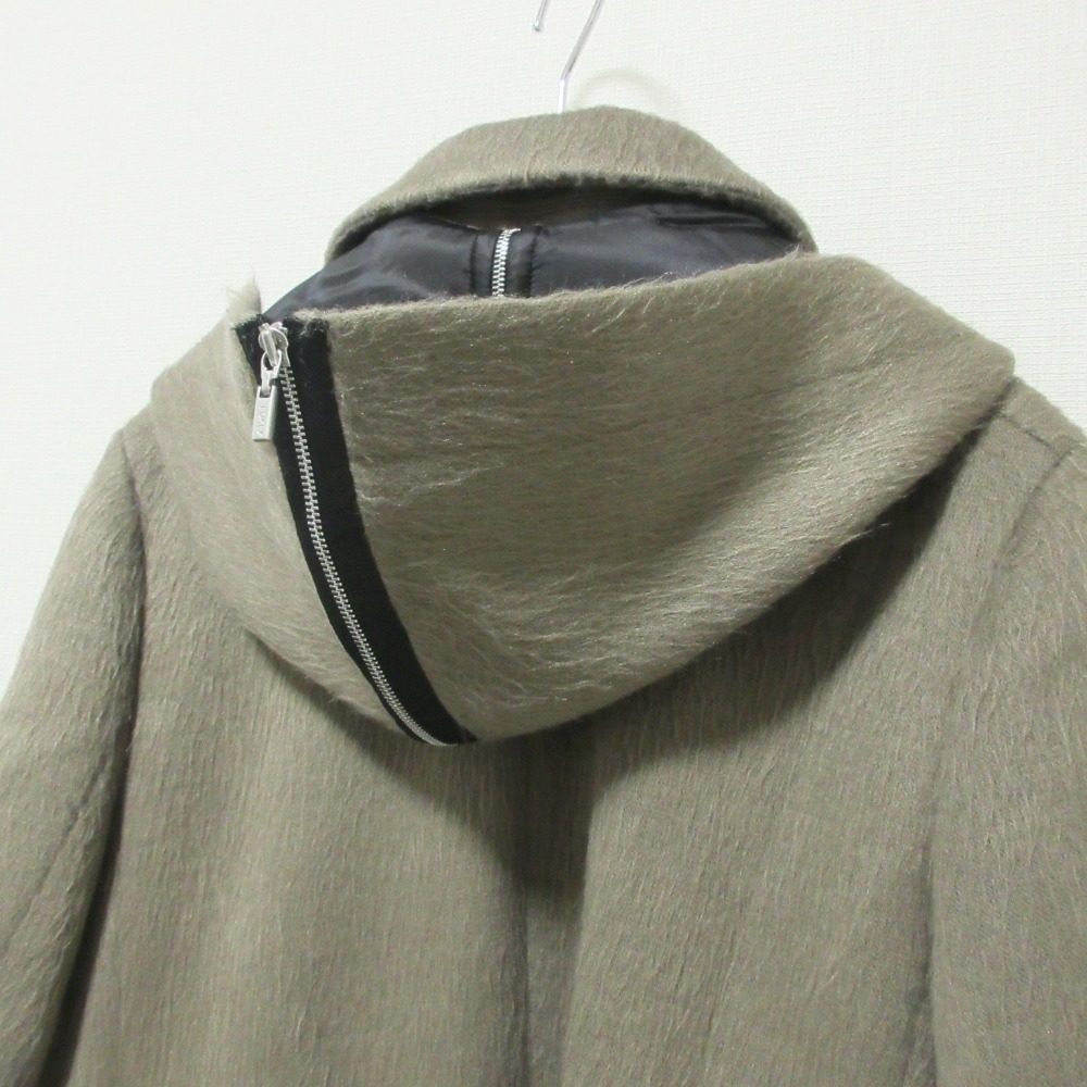 FOXEY NEW YORK ボンデッド モヘア ダッフル コート