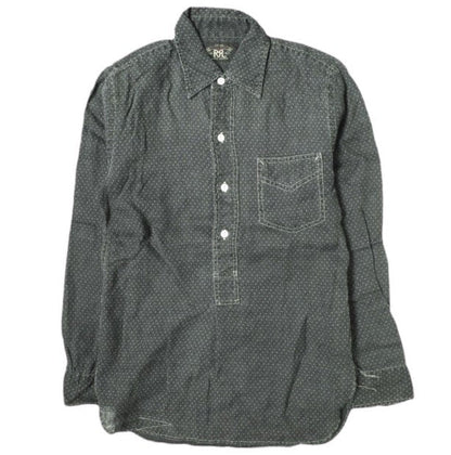 RRL ポルカ ドット リネン プルオーバー シャツ