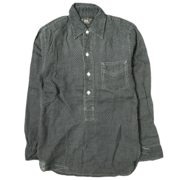 RRL ポルカ ドット リネン プルオーバー シャツ