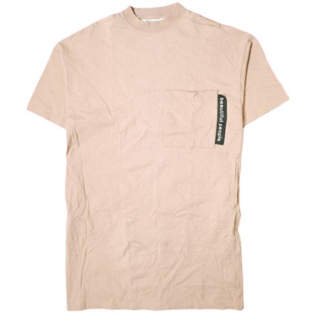ビューティフルピープル heavy cotton mock neck Tシャツワンピース