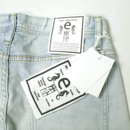 イージーンズ SEA HORSE BOY'S TAPERED コットン ストレッチデニムパンツ