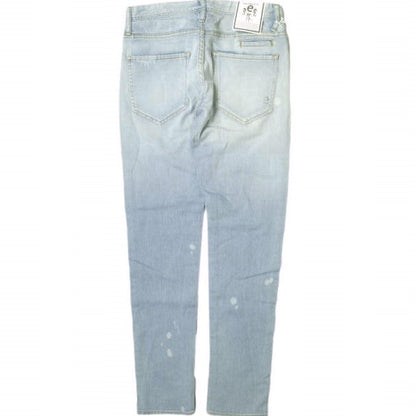イージーンズ SEA HORSE BOY'S TAPERED コットン ストレッチデニムパンツ