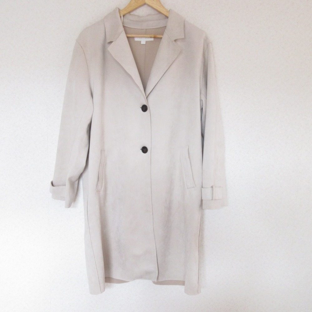 ZARA ストレッチ フェイク スエード コート