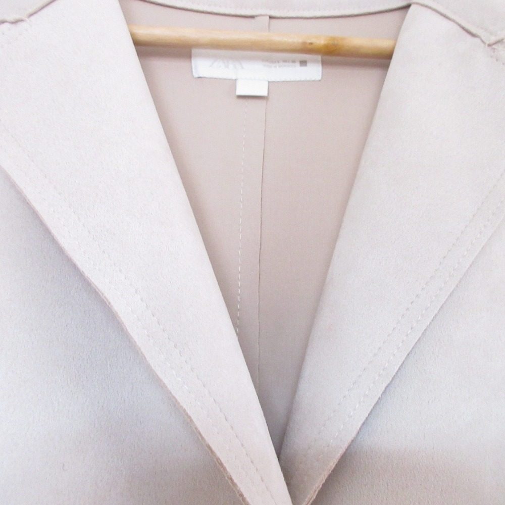 ZARA ストレッチ フェイク スエード コート