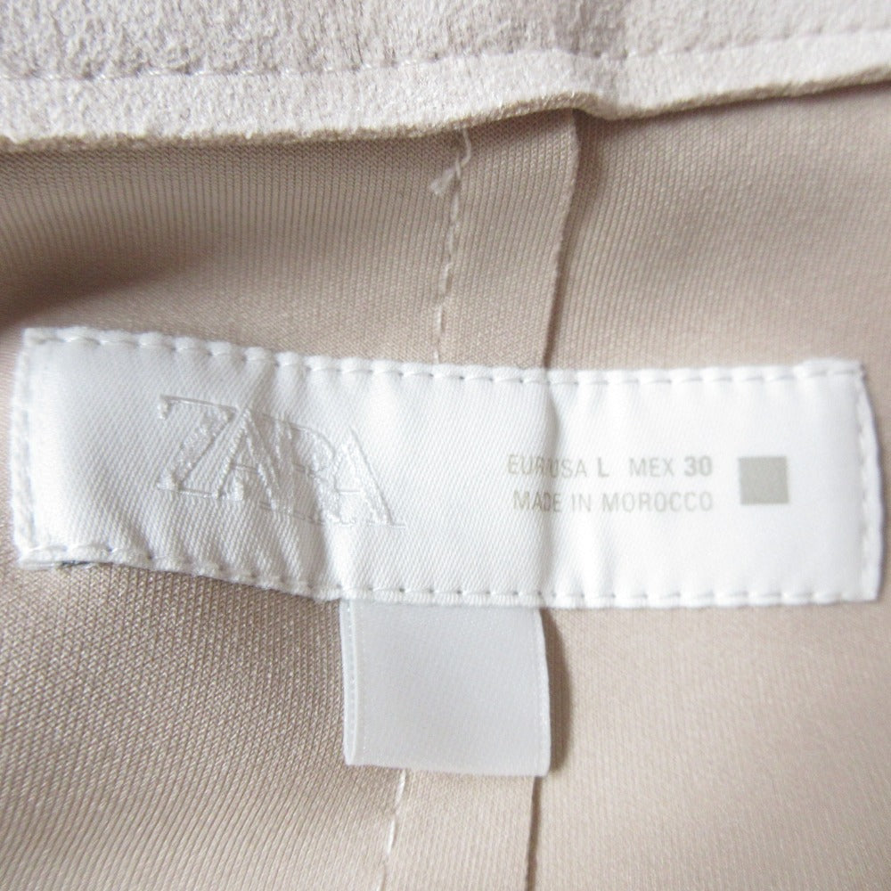 ZARA ストレッチ フェイク スエード コート