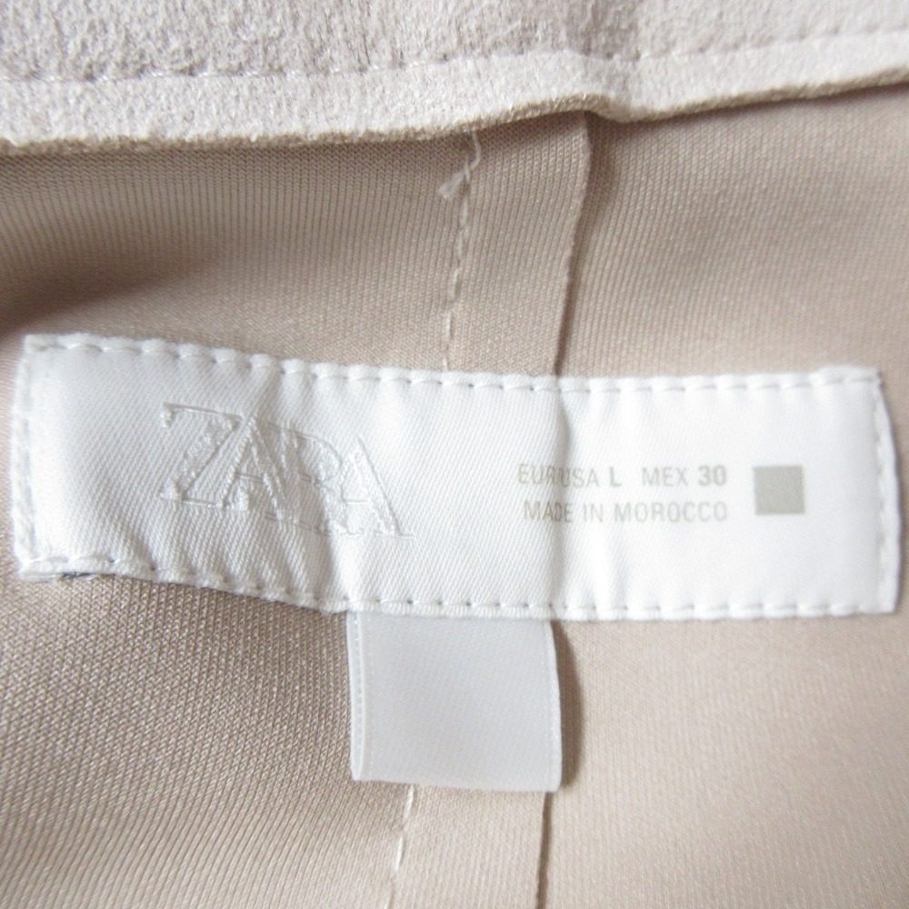 ZARA ストレッチ フェイク スエード コート