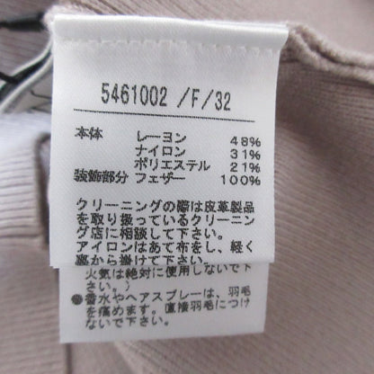 ノエラ フェザートリムニットカットソー