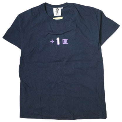 TENBOX x IMA:ZINE グラフィック ロゴ Tシャツ ネイビー L