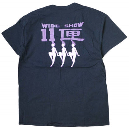 TENBOX x IMA:ZINE グラフィック ロゴ Tシャツ ネイビー L
