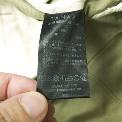 TANAKA × WISM ST-168 コットン フレア トラウザーズ 限定