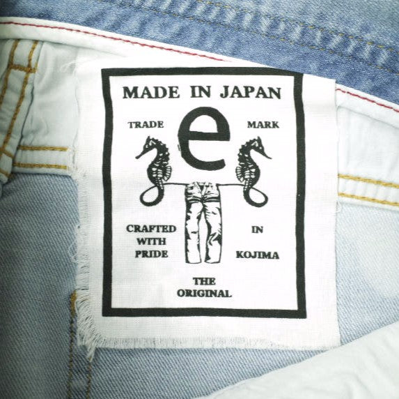 イージーンズ SEA HORSE BOY'S TAPERED 綿 スリムテーパードジーンズ