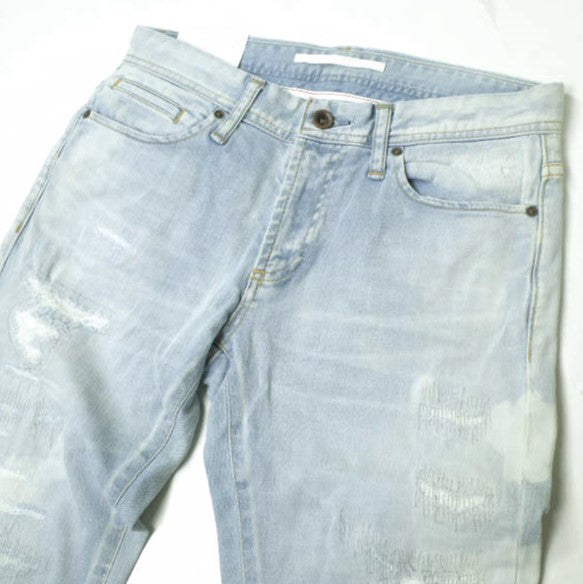 イージーンズ SEA HORSE BOY'S TAPERED 綿 スリムテーパードジーンズ