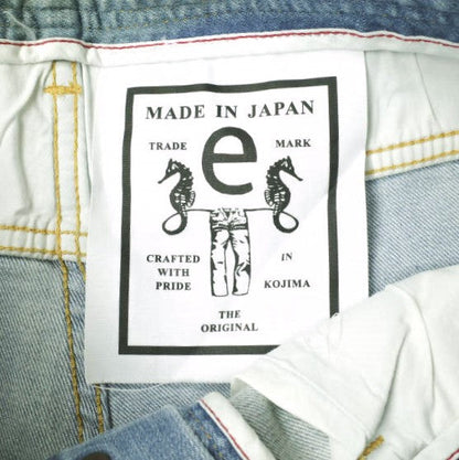 イージーンズ SEA HORSE SLIM 綿 デニムパンツ
