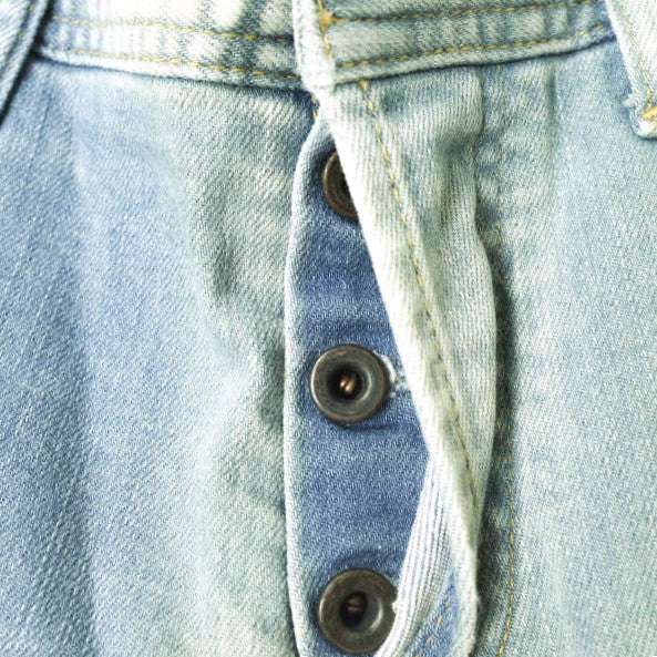 イージーンズ SEA HORSE SLIM 綿 デニムパンツ