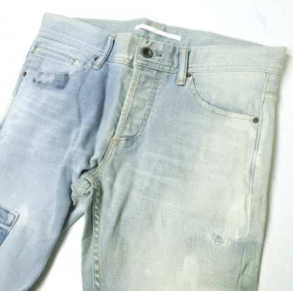 イージーンズ SEA HORSE SLIM 綿 デニムパンツ