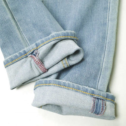 イージーンズ SEA HORSE SLIM 綿 デニムパンツ