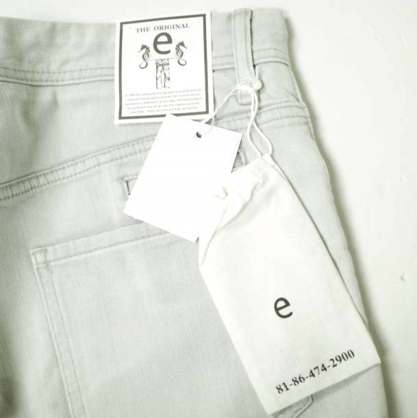 イージーンズ SEA HORSE SLIM コットンデニムパンツ