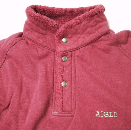 AIGLE フリース プルオーバー スウェットシャツ