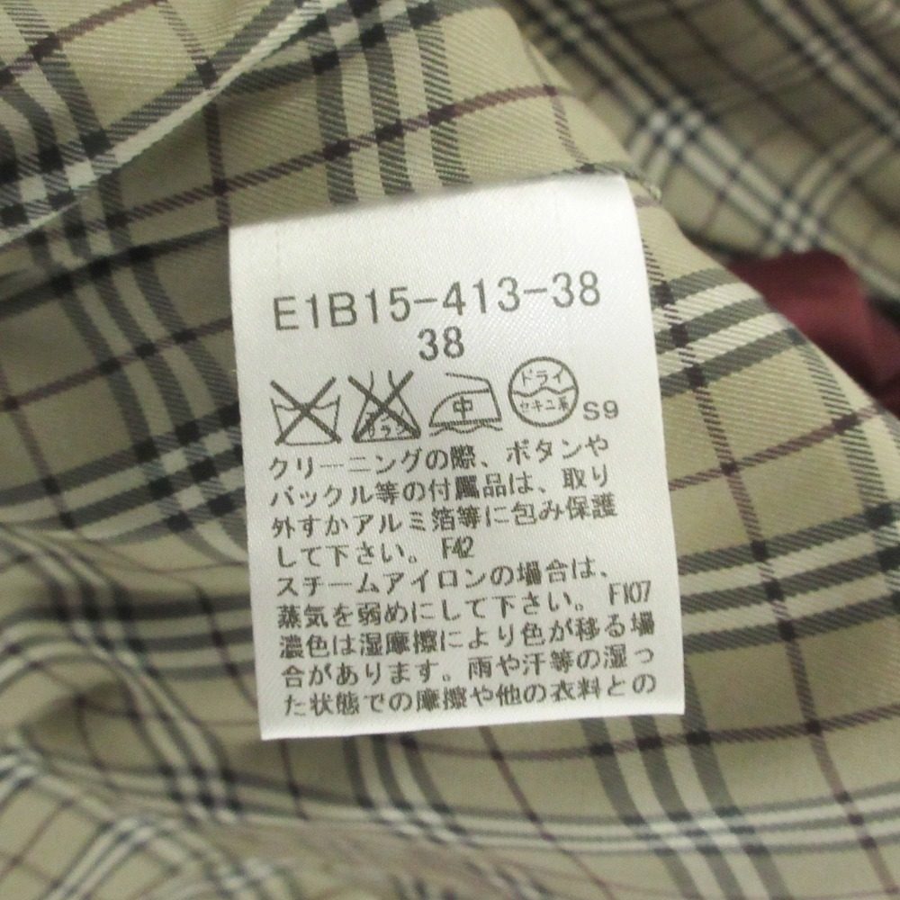 バーバリー ブルーレーベル ウールコート