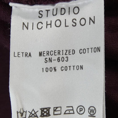 スタジオニコルソン コットンTシャツ