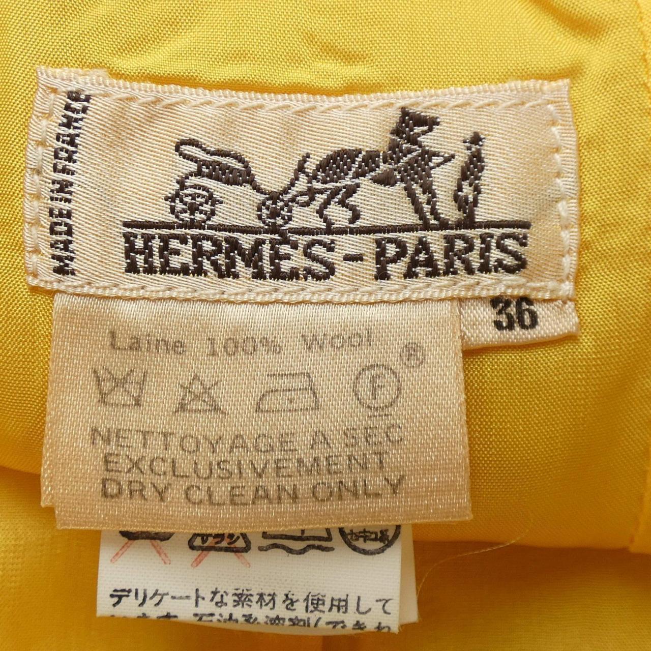 エルメス ウールアセテートスカート