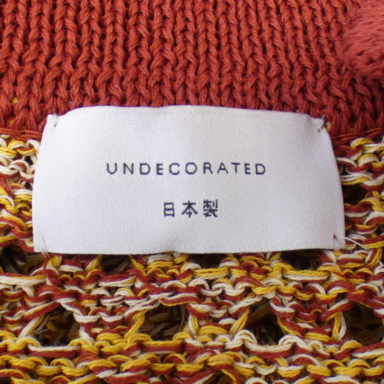 UNDECORATED トップス