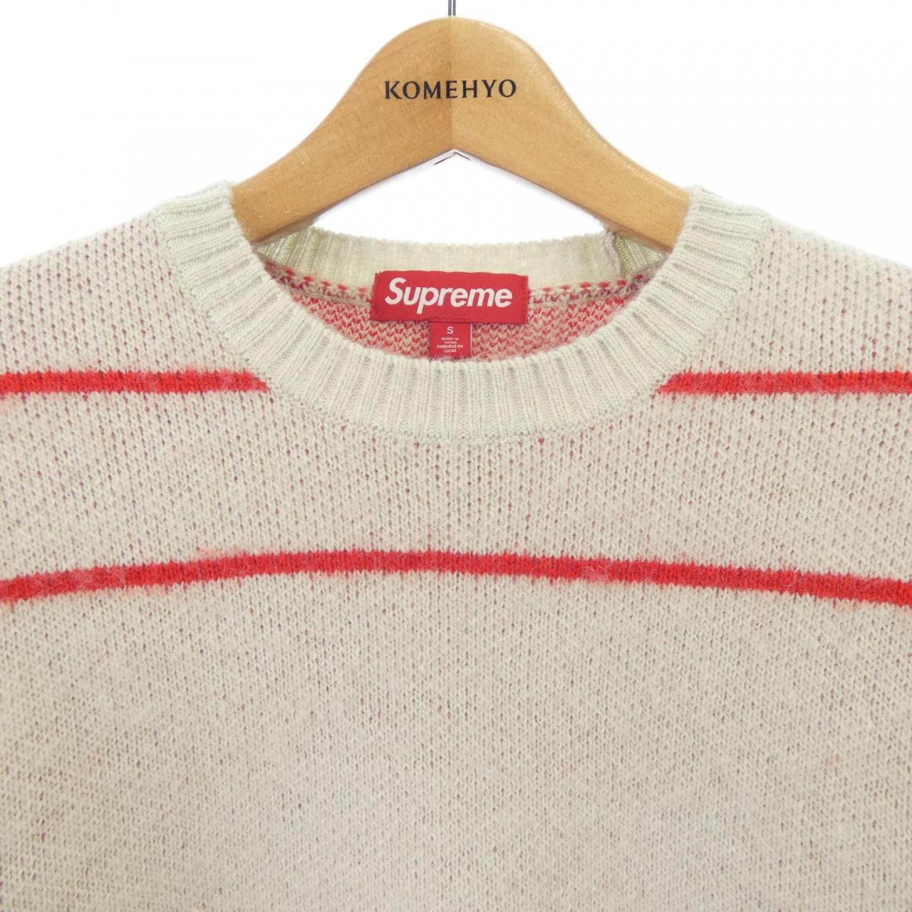 Supreme バック ストライプ セーター ニット