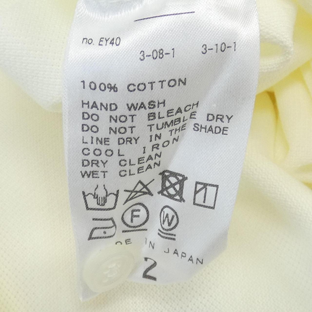 ETS.MATERIAUX コットンポロシャツ