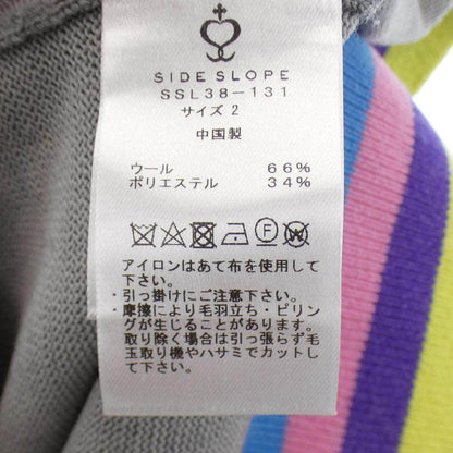 サイドスロープ ニット