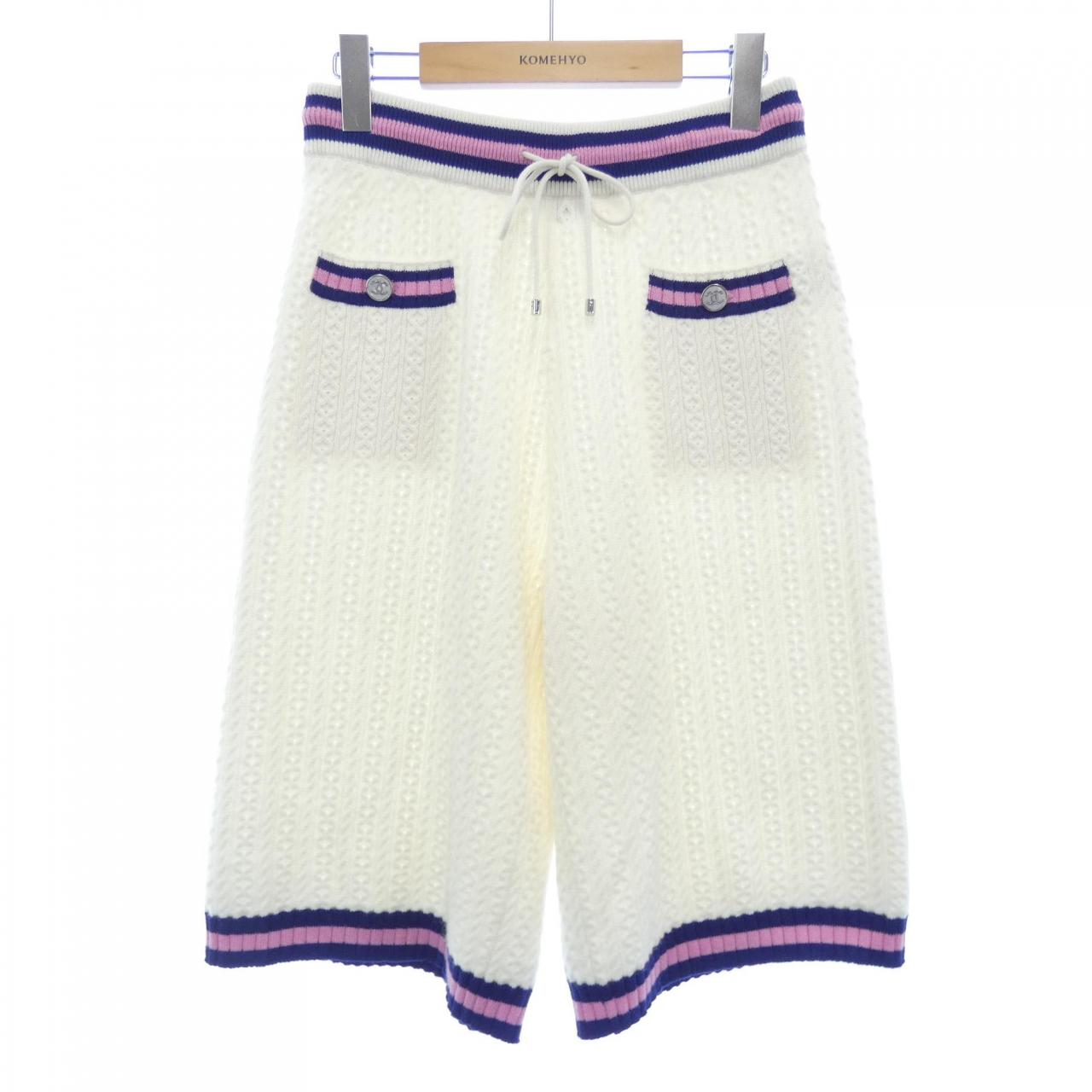 シャネル P74731K10683 カシミヤショートパンツ