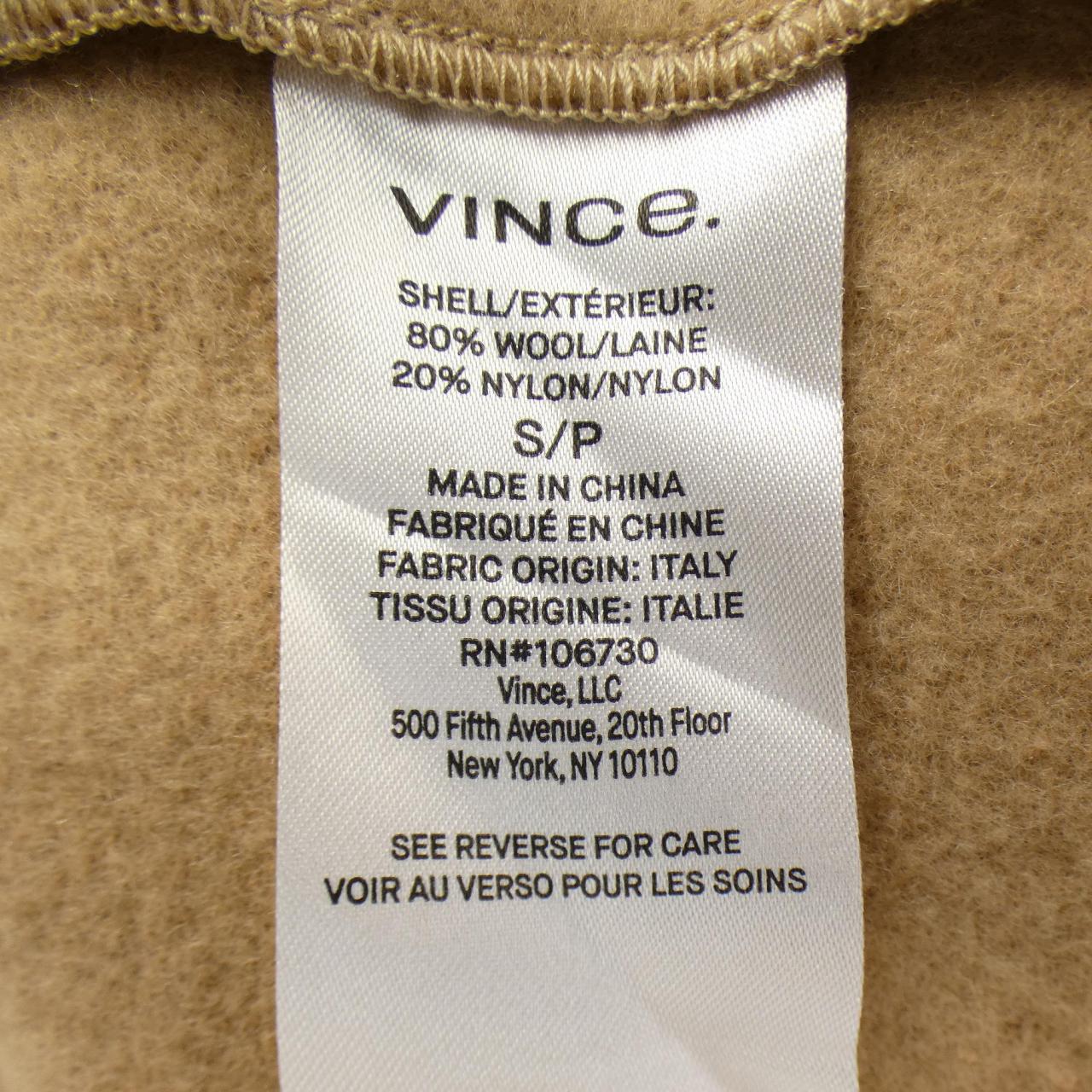 ヴィンス ウールコート