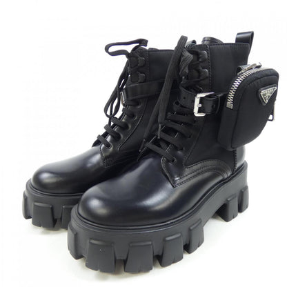 プラダ 1T255M RE-NYLON レザー ブーツ