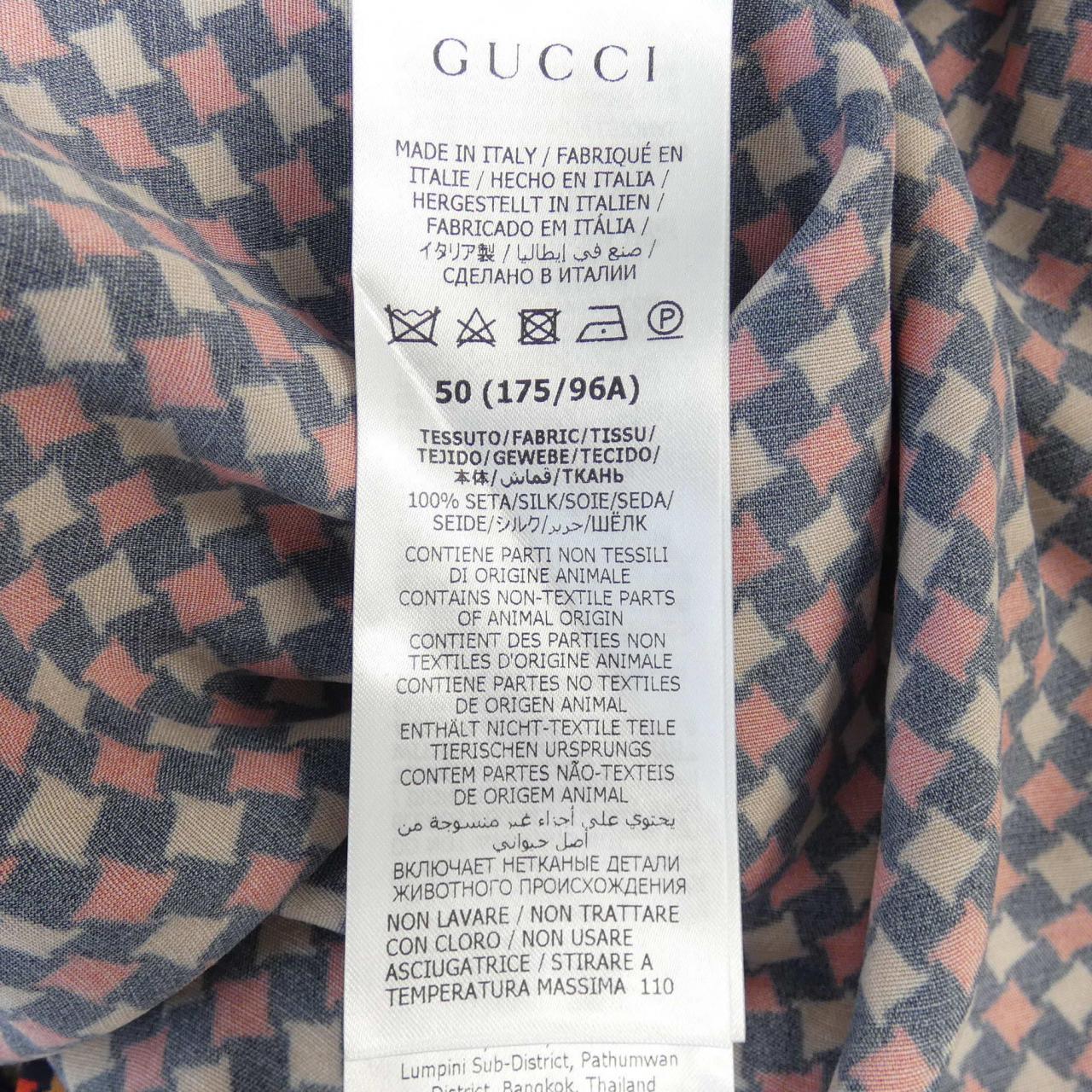 グッチ S/Sシャツ シルク シャツ