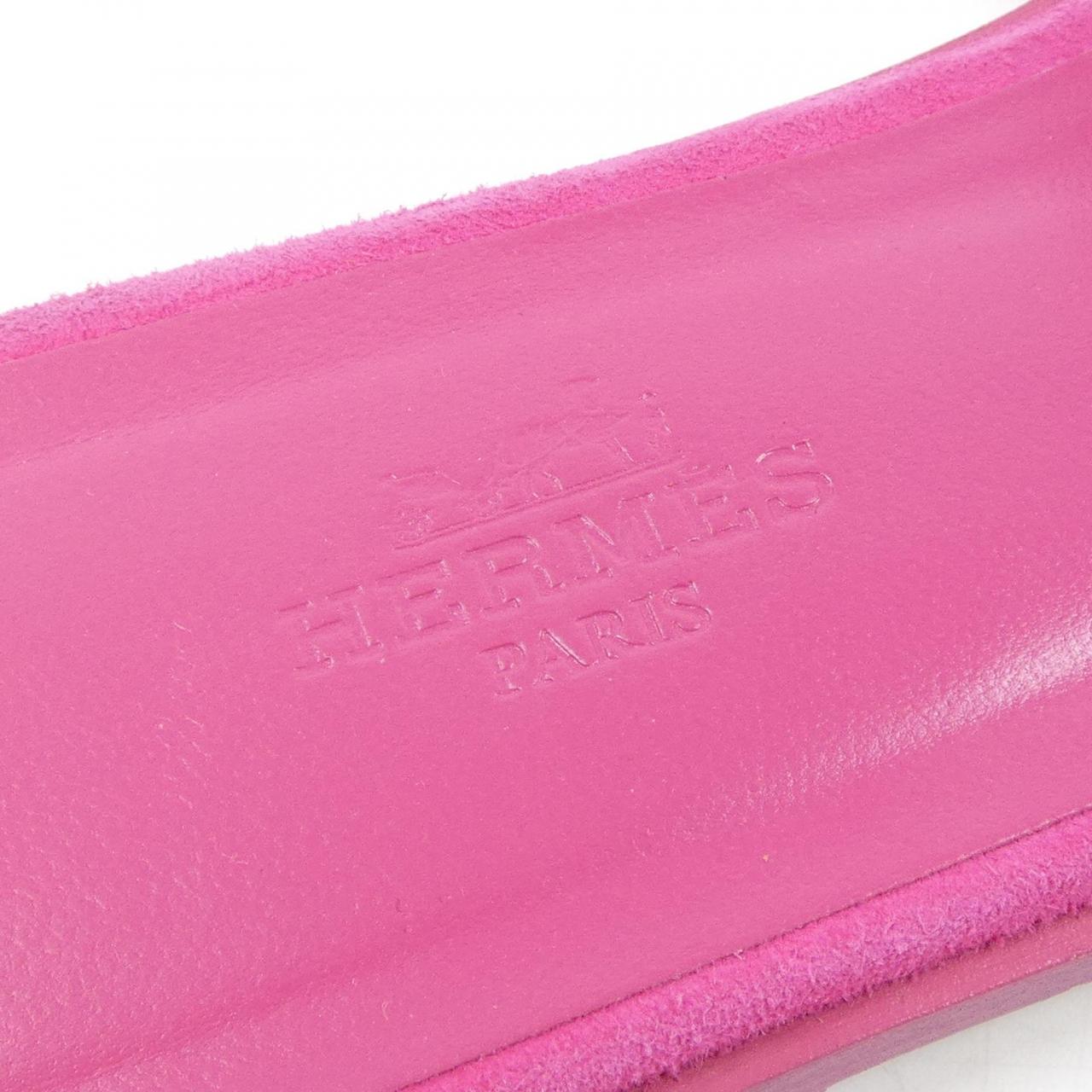 エルメス スエードゴートスキン サンダル