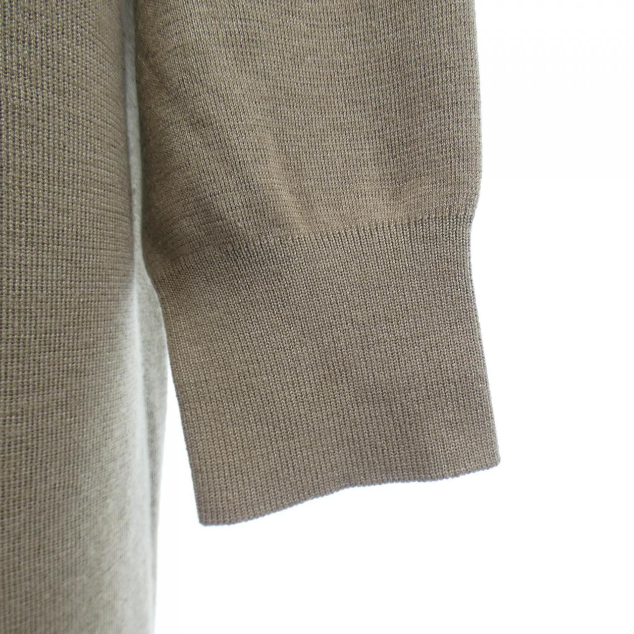 エルメス 3H2515D6 シルクカシミヤワンピース 36