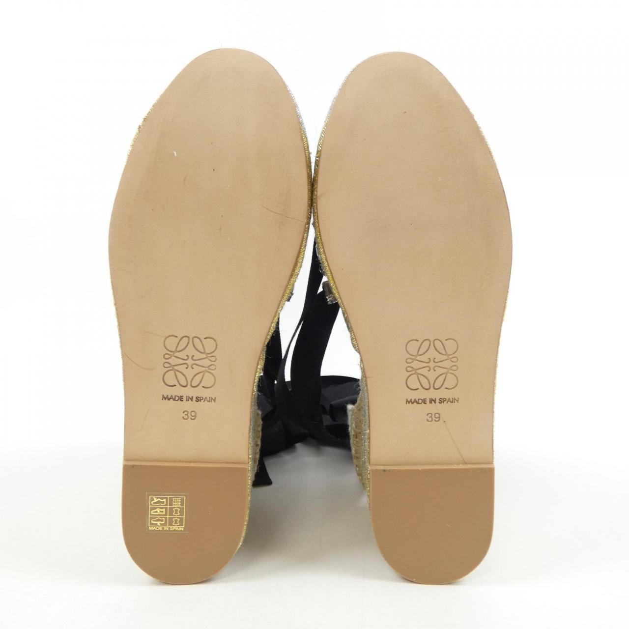 ロエベ WEDGE ESPADRILLE サンダル
